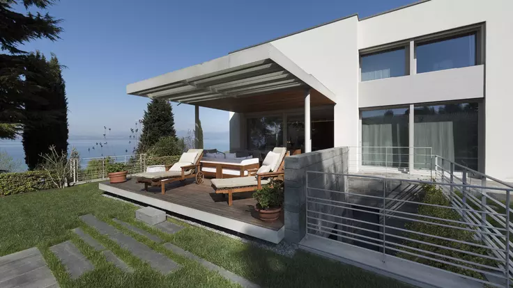 Vimar Eikon Evo videosorveglianza Elvox Domotica By-me Residenza privata Lago d Garda  esterno
