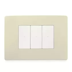 Placca Vimar color avorio con finitura elegante e discreta