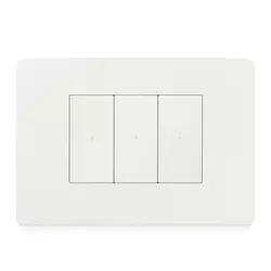 Placca Vimar Plana Up con finitura bianco opaco