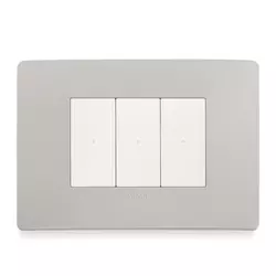 Placca Vimar color grigio dolomite dal design elegante e contemporaneo