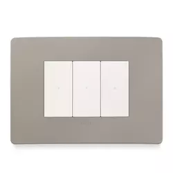 Placca Vimar Plana Up nella finitura tortora matt
