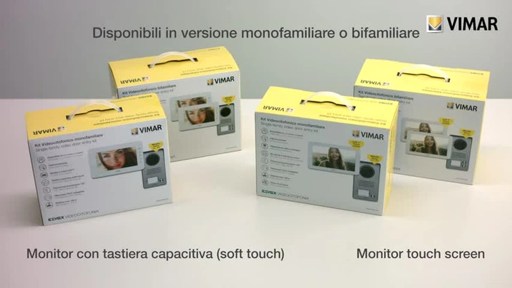 Vimar Tutorial Kit Videocitofonici Elvox Monofamiliare Bifamiliare Tastiera Capacitiva