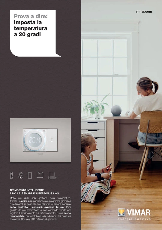 Adv Termostato Vimar