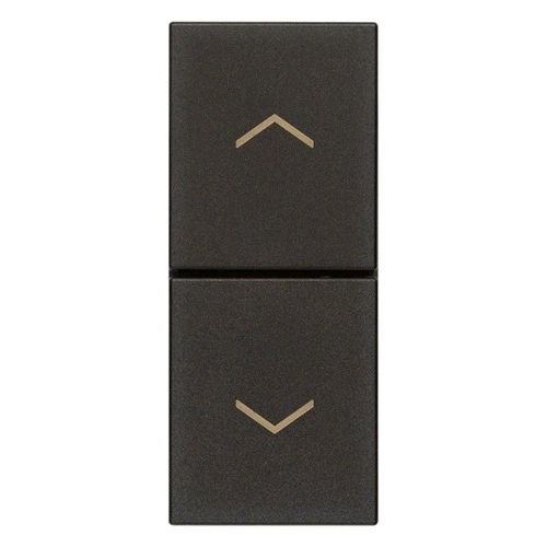 Coppia Pulsanti In Poliammide Nero Locinox 3006G Per Battenti Quadri Da 8 Mm
