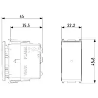 vista ingombri art. 14100