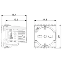 vista ingombri art. 20210.USB