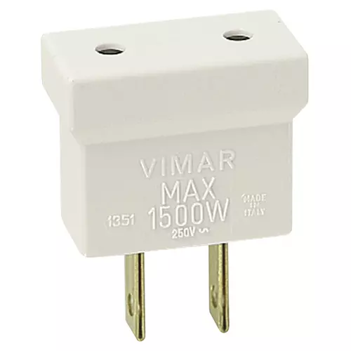 Vimar - RI.01351B - Adattatore 2P USA - P10 bianco