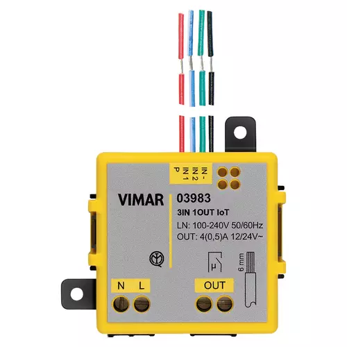 Vimar - 03983 - Modulo 3in 1out connesso IoT