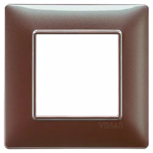 Vimar - 14642.23 - Placca 2M marrone micalizzato