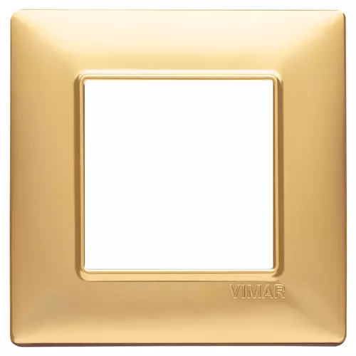 Vimar - 14642.25 - Placca 2M oro opaco