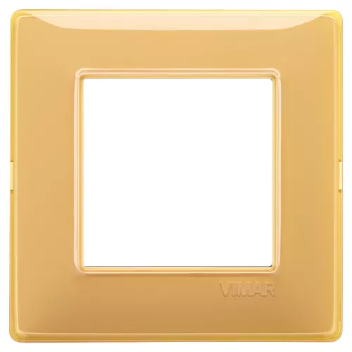 Vimar - 14642.43 - Placca 2M Reflex ambra