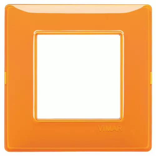 Vimar - 14642.48 - Placca 2M Reflex arancio