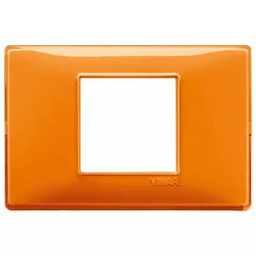 Vimar - 14652.48 - Placca 2M centrali Reflex arancio