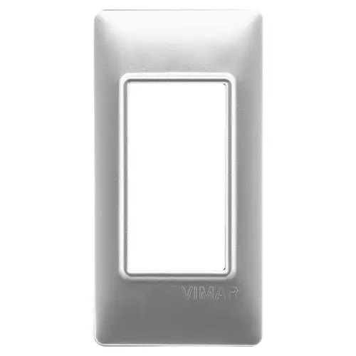 Vimar - 14666.27 - Placca 1M pannelli tecnopolimero Silver