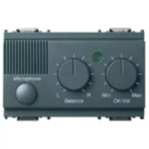 Vimar - 16671 - Modulo locale stereo 24V grigio