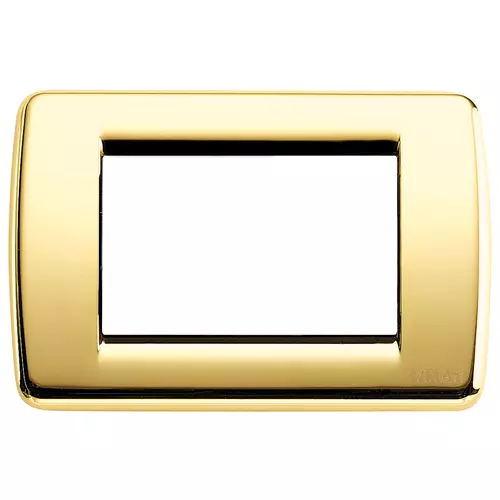 Vimar - 16753.32 - Placca Rondò 3M oro lucido