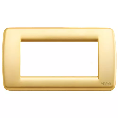 Vimar - 16754.33 - Placca Rondò 4M oro opaco