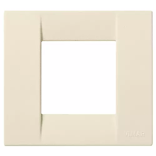 Vimar - 17097.D.04 - Placca Classica 1-2M Silk bianco Idea