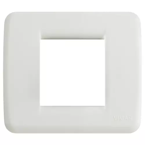 Vimar - 17098.D.04 - Placca Rondò 1-2M Silk bianco Idea