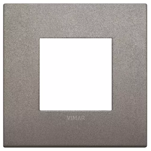 Vimar - 19642.04 - Placca Classic 2M titanio matt