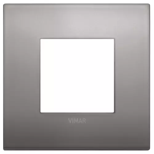 Vimar - 19642.10 - Placca Classic 2M nichel nero