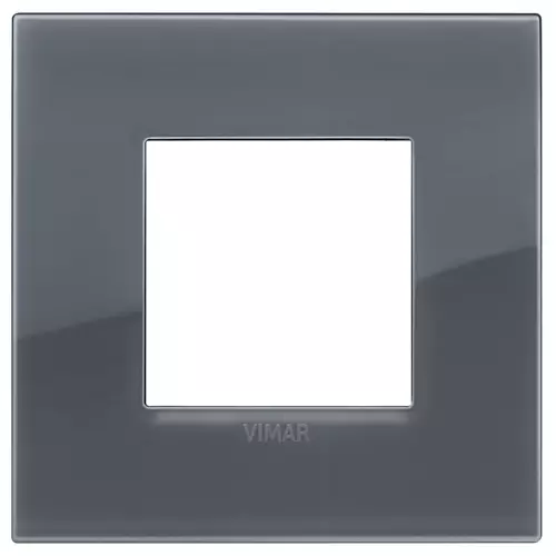 Vimar - 19642.61 - Placca Classic 2M Reflex grigio fumè