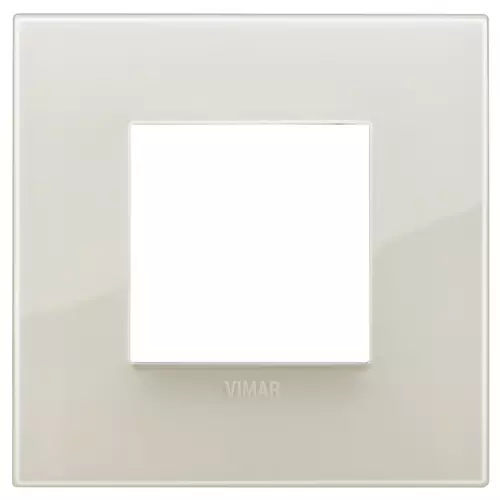 Vimar - 19642.67 - Placca Classic 2M Reflex avorio