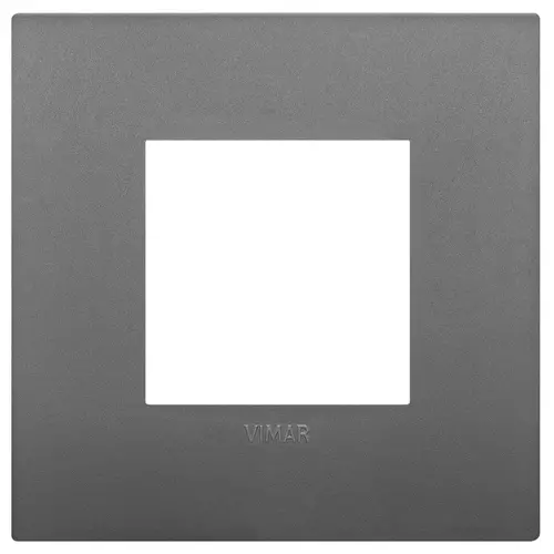 Vimar - 19642.72 - Placca Classic 2M grigio
