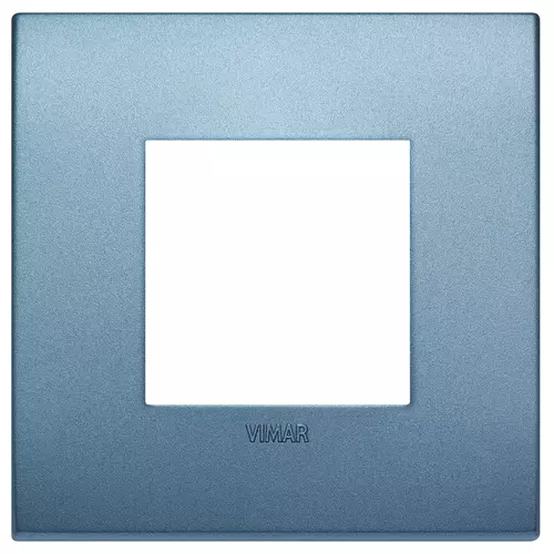 Vimar - 19642.76 - Placca Classic 2M blu matt