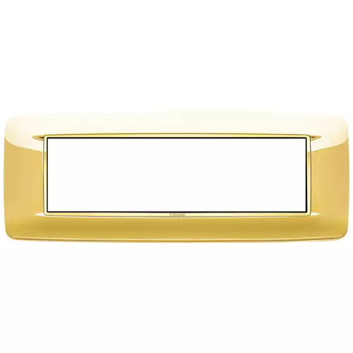 Vimar - 20687.G24 - Placca Round 7M oro lucido
