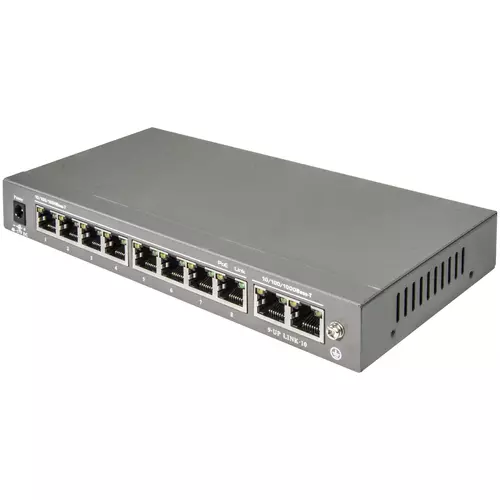 Vimar - 46260.10P - Switch Ethernet 10 porte Gigabit 8 PoE