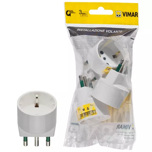 Vimar - FP00303.B - Adattatore S17 + P30 bianco 3pz