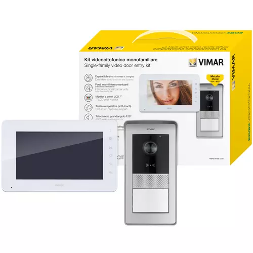 Vimar - K42910 - KIT Video 7˝ 1F RFID alim.multispina
