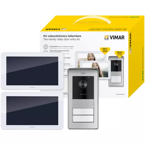 Vimar - K42916 - KIT Video7˝ TS 2F RFID alim. multispina