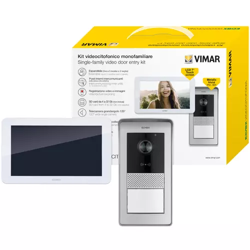 Vimar - K42935 - KIT Video 7˝ TS 1F RFID alim. DIN