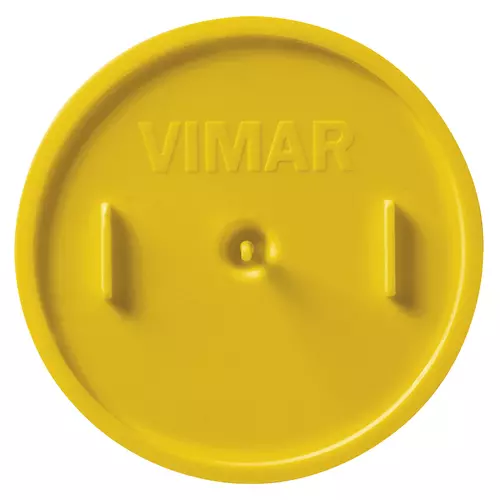 Vimar - V71011 - Coperchio antimalta d60mm giallo
