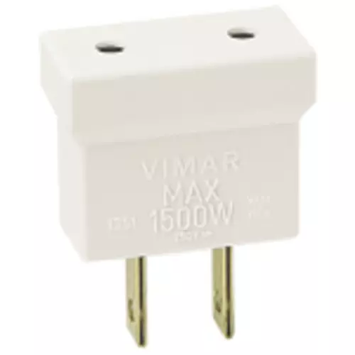 Vimar - 0A01351B - Adattatore 2P USA - P10 bianco