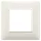 Vimar - 14642.06 - Placca 2M bianco granito
