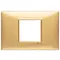 Vimar - 14652.25 - Placca 2M centrali oro opaco