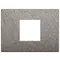 Vimar - 19652.04 - Placca Classic 2M centrali titanio matt
