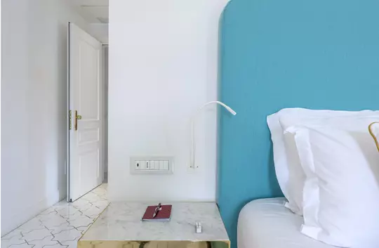 Hotel Lorelei Londres Sorrento camera da letto | progetto Vimar