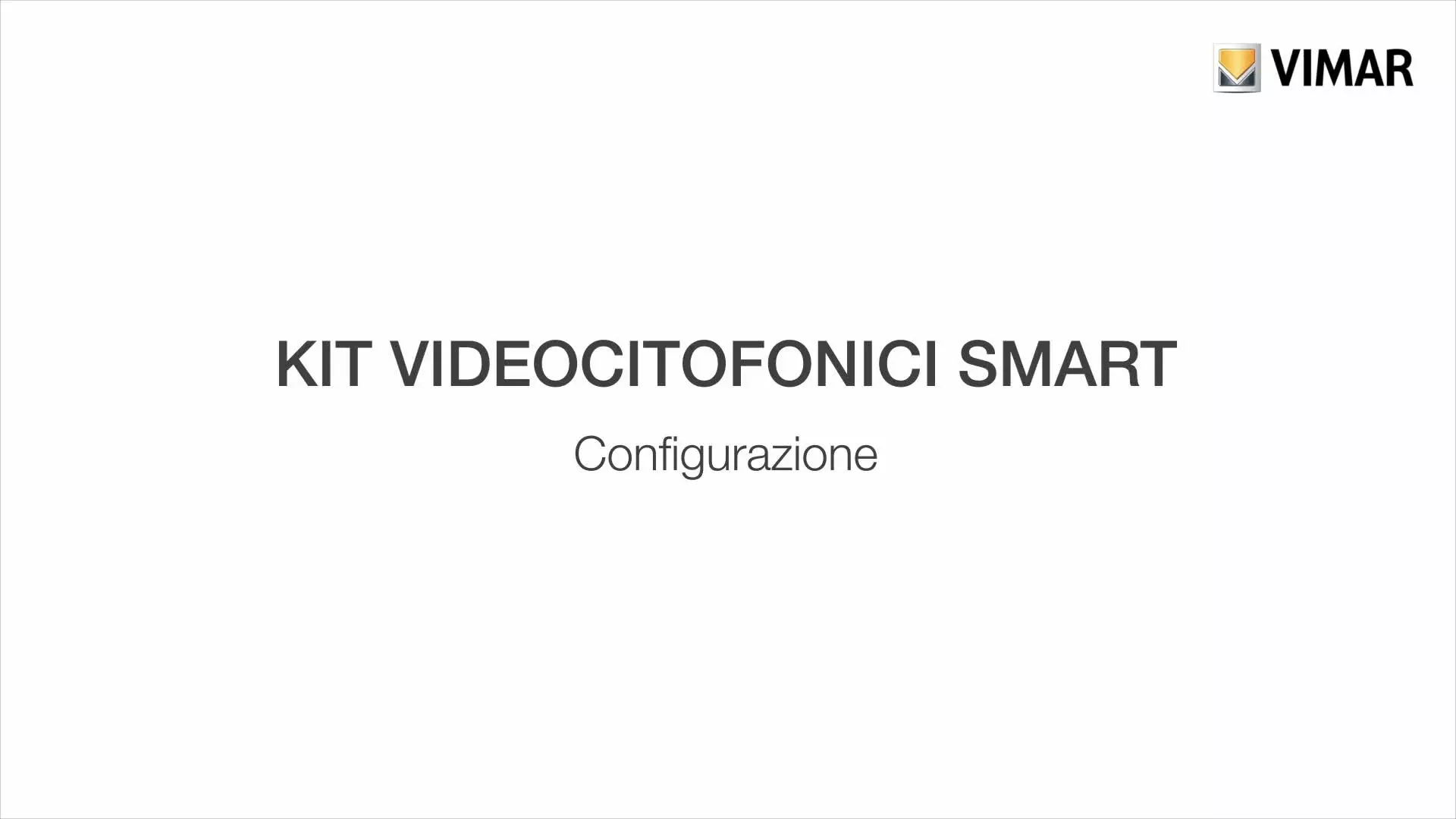 Vimar Kit videocitofonici gd Tut02 Config 2024 Ita Marchio Web