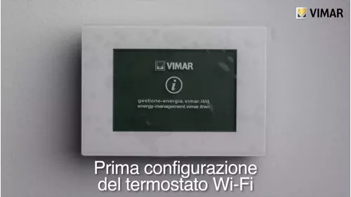 Vimar - Termostato Wifi - 001 - Prima Configurazione - Ita - 20180905 - 720+Marchio-Web
